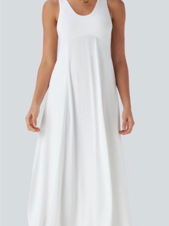 HALARA Dresses & Skirts - HALARA White Tank Maxi Dress